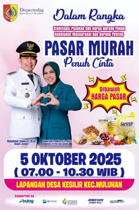 Pasar Murah Pemkab Jember